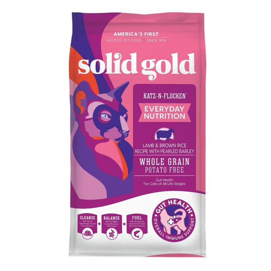 Solid Gold Cat  Katze-N-Flocken Lamb 4Lb