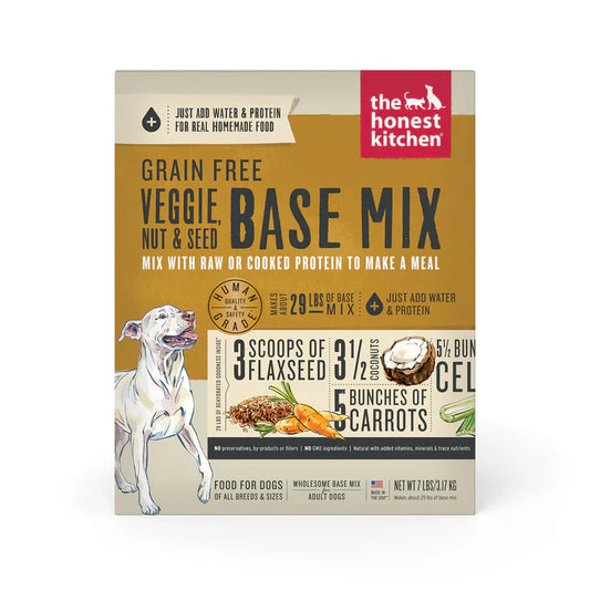 The Honest Kitchen Kindly Veggie; Nut And Seed Grain-Free Dehydrated Dog Base Mix 7 Lbs