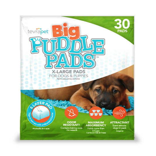 Tevrapet Big Puddle Pads 30 Ct-26X30 In