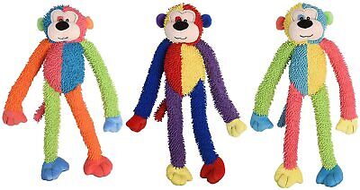 Multipet Multi Crew Monkey Dog Toy Assorted 1ea/17 in