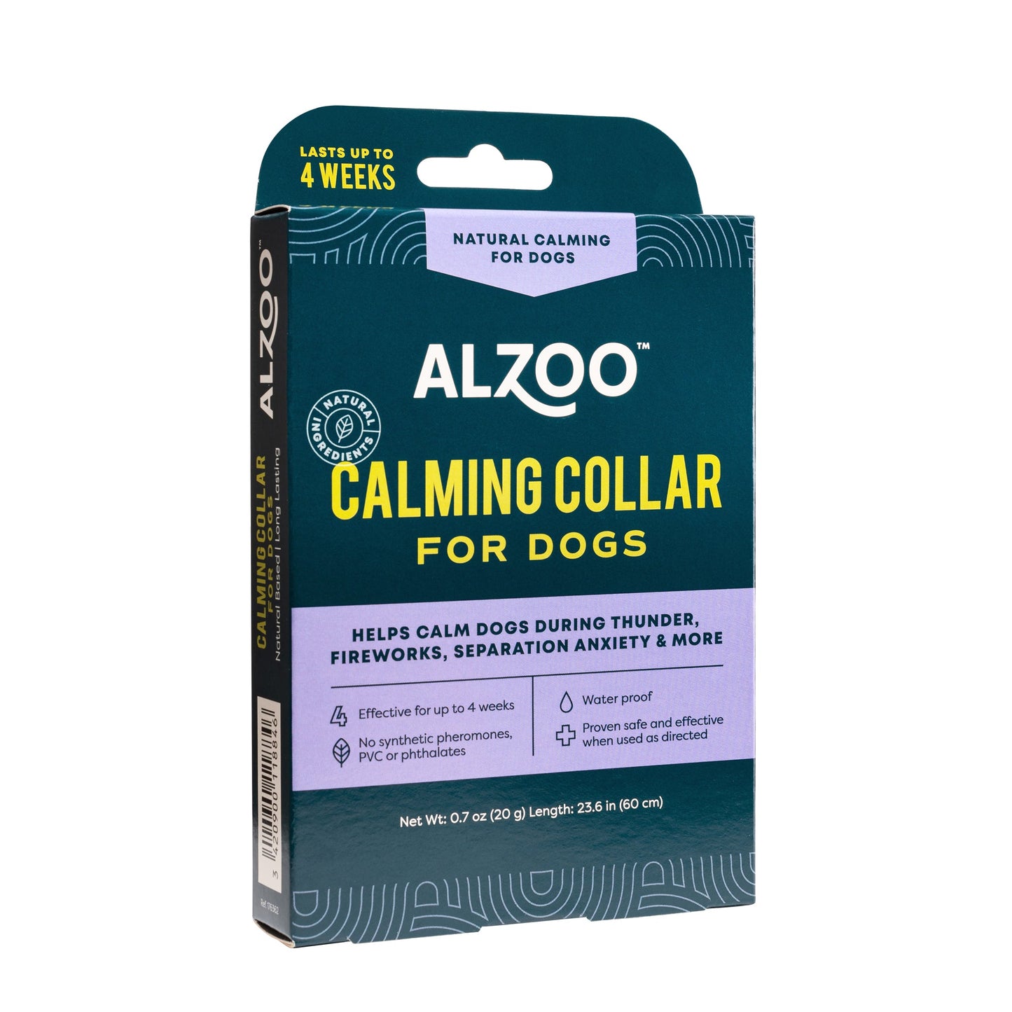 Alzoo Plant-Based Calming Collar Dog 23.6In.