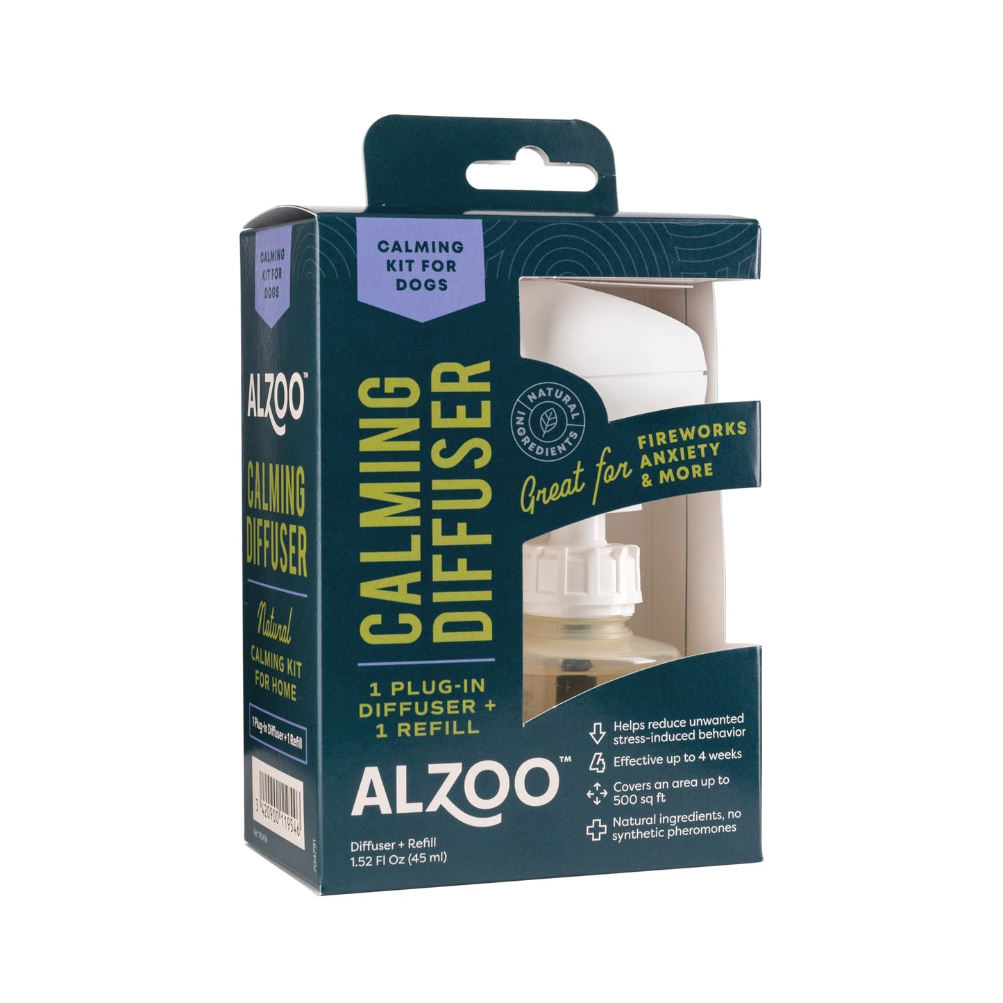 Alzoo Plant-Based Calming Diffuser Kit Dog 1.52oz.