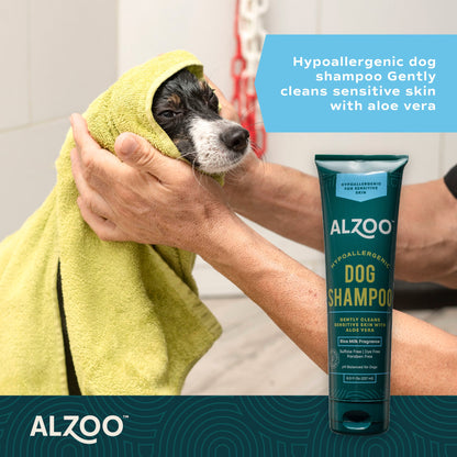 Alzoo Plant-Based Shampoo Hypoallergenic 8oz.