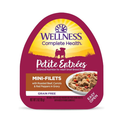 Wellness Complete Health Petite Entrées Mini Fillet Roast Beef Carrot Red Pepper 3oz. (Case of 12)