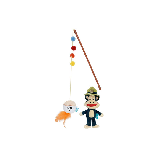 Multipet Paul Frank Cat Marshmallow Wand 2pk