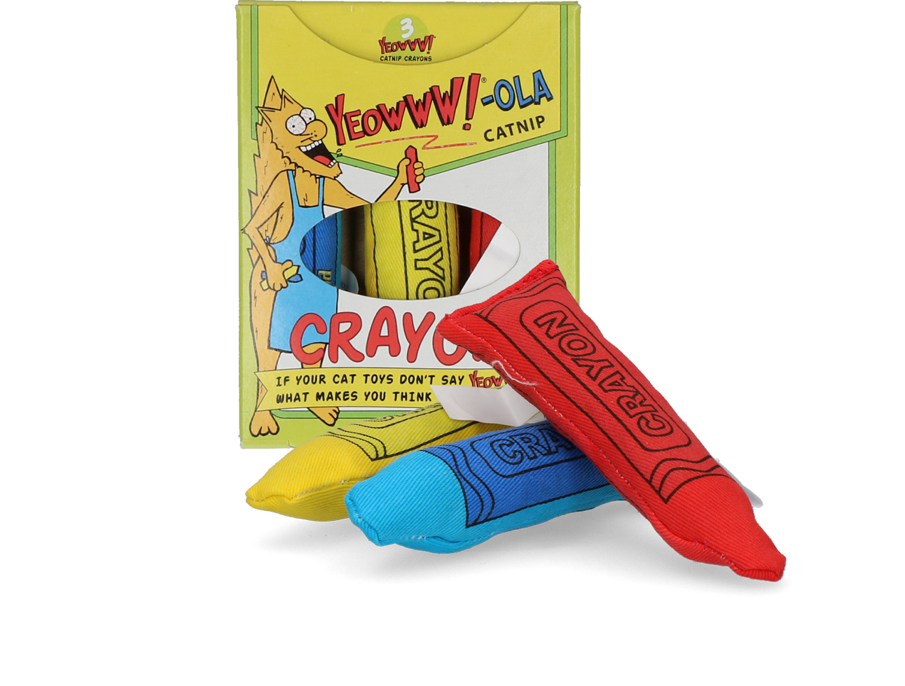 Yeowww! -ola Crayons Catnip Cat Toy 1ea/One Size