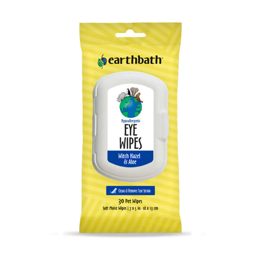 Earthbath Hypoallergenic Eye Wipes Counter Display 6ea/30 ct