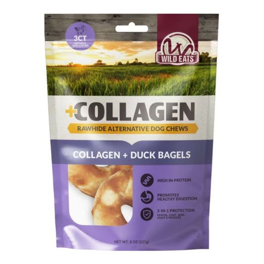 Wild Eats Collagen Bagel Duck 3 Pk