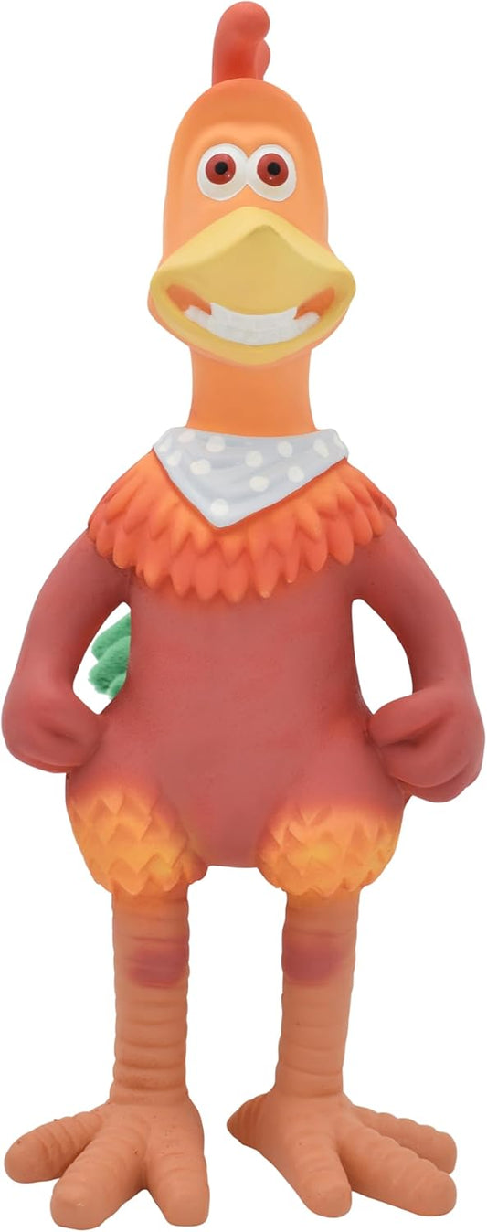 Multipet Chicken Run Rocky Latex Dog Toy 10"