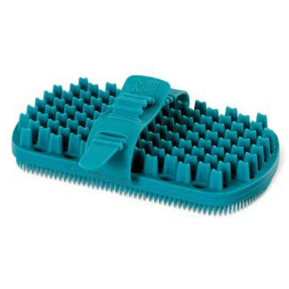 Messy Mutts Dog Grooming Brush Dual Sided Blue