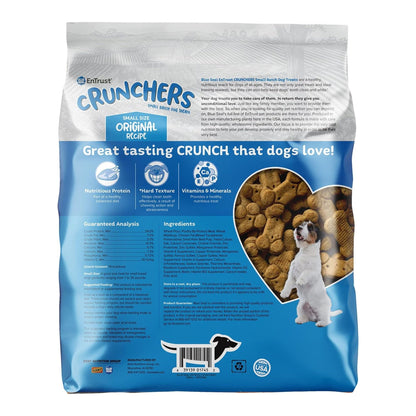 Blue Seal Entrust Crunchers Small Batch Dog Treats Original Small - 3.5Lbs.