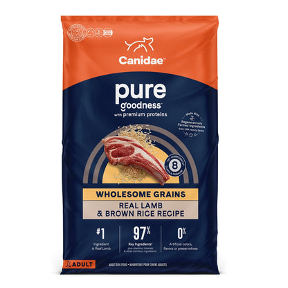 Pure Grain Free Dog Food Fresh Lamb 22 Lb