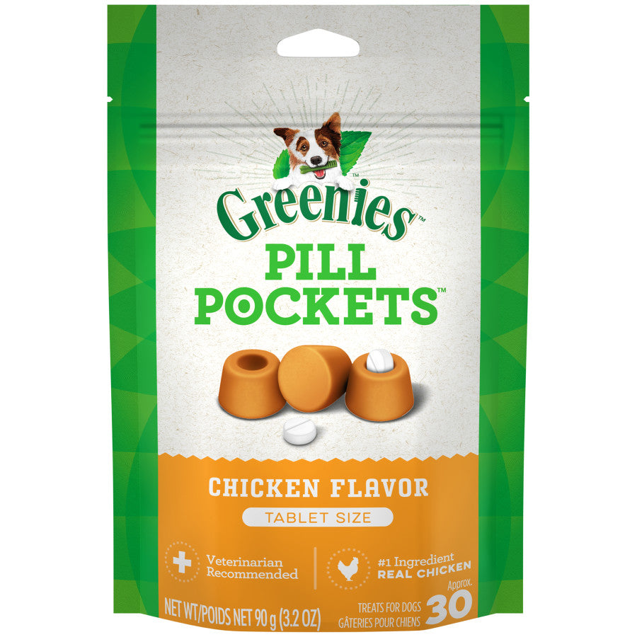 Greenies Pill Pockets for Tablets Chicken 1ea/30 ct, 3.2 oz