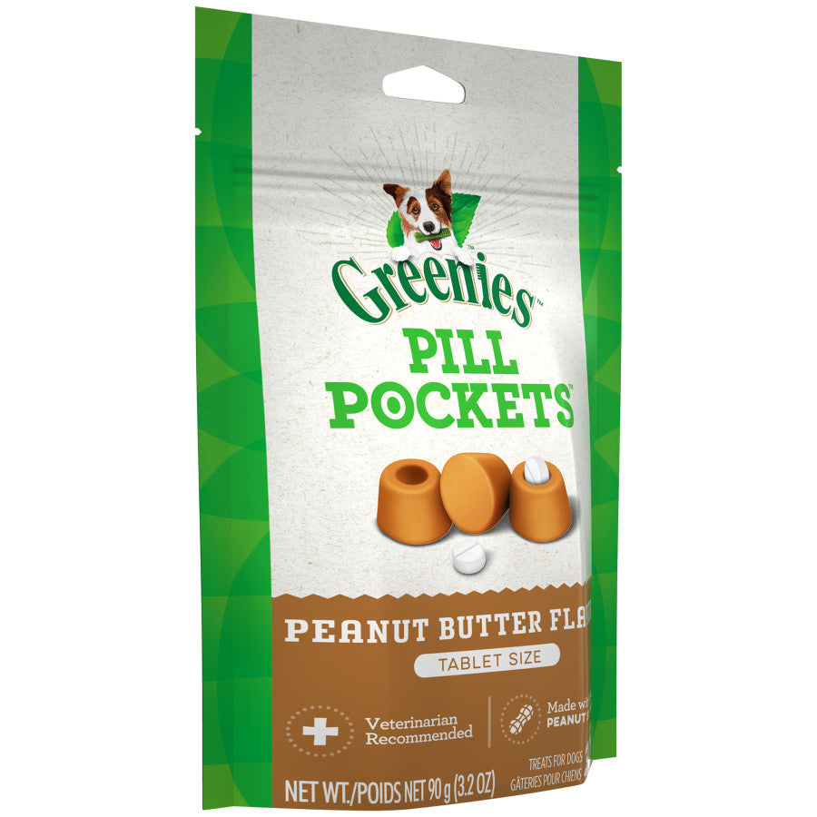 Greenies Pill Pockets for Tablets Peanut Butter 1ea/30 ct, 3.2 oz