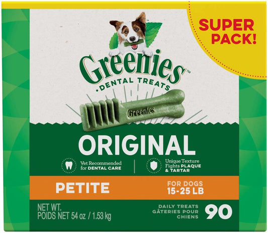 Greenies Dog Dental Treats Petite Original 1ea/54 oz, 90 ct