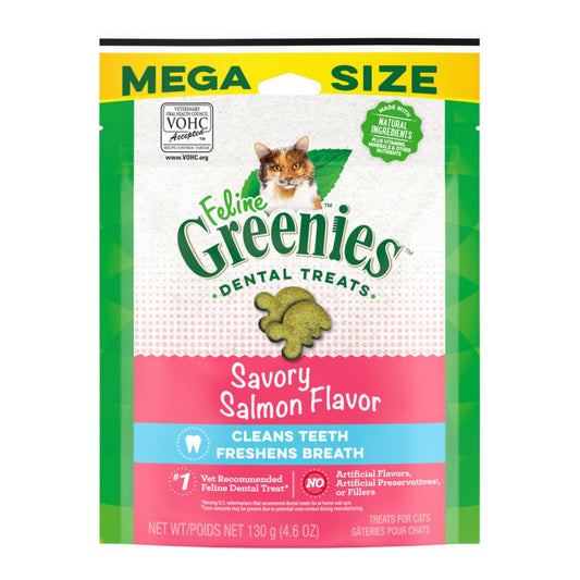 Greenies Feline Adult Cat Dental Treats Savory Salmon 1ea/4.6 oz