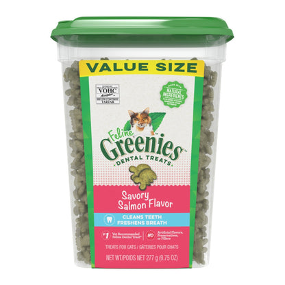 Greenies Feline Adult Cat Dental Treats Savory Salmon 1ea/9.75 oz