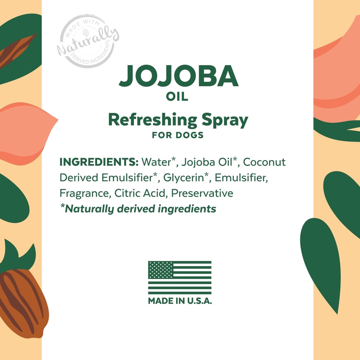 TropiClean Essentials Jojoba Oil Deodorizing Spray 1ea/8 oz