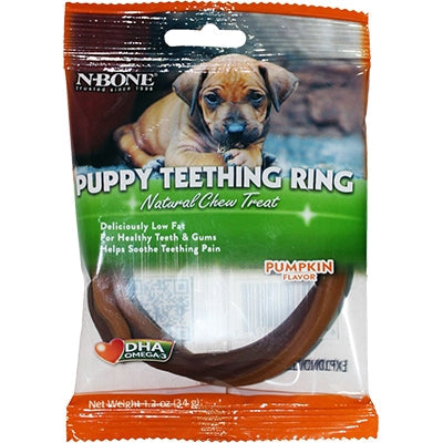 N-Bone Puppy Teething Rings Pumpkin 1ea/1.2 oz, Single