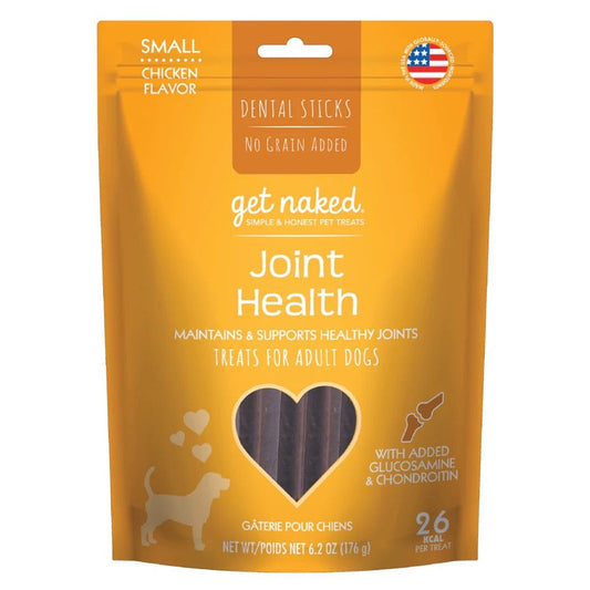 Get Naked Joint Health Grain-Free Dental Stick Dog Treats Chicken 1ea/6.2 oz, SM