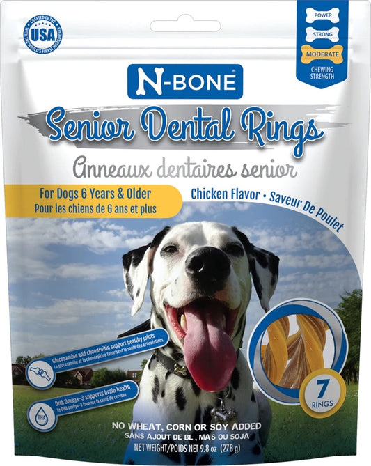 Nbone Senior Dental Rings Chicken 7Ct