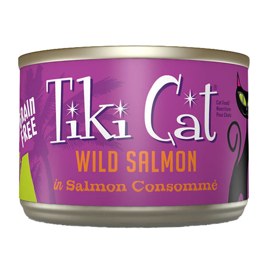 Tiki Pets Cat Luau Hanl Salmon 6oz. (Case of 8)