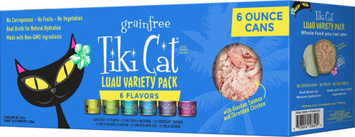 Tiki Pets Cat Luau 6oz. Variety Pack (Case of 8)