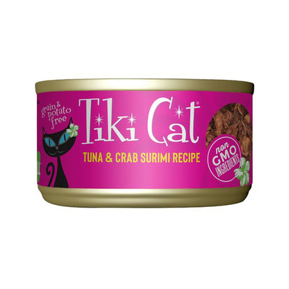 Tiki Pets Cat Lanai Grill Tuna Crab 2.8oz. (Case of 12)