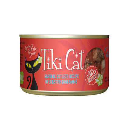 Tiki Pets Cat Hawaiian Grill Bora Bora Sardine Lobster 6oz. (Case of 8)