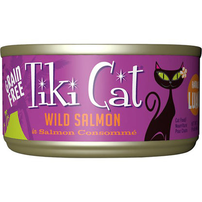 Tiki Pets Cat Hanalei Luau Salmon 2.8oz. (Case of 12)