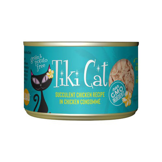 Tiki Pets Cat Puka Luau Succulent Chicken 6oz. (Case of 8)