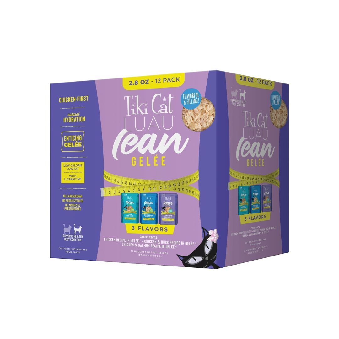 Tiki Pet Cat Luau Lean 2.8Oz Variety Pack