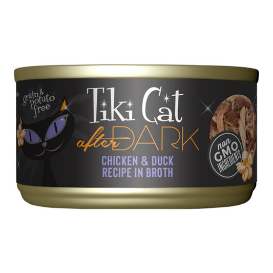 Tiki Pets Cat After Dark Chicken and Duck 2.8oz. (Case of 12)