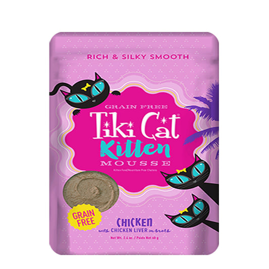 Tiki Pets Cat Mousse Kitchen 2.4oz. (Case of 12)