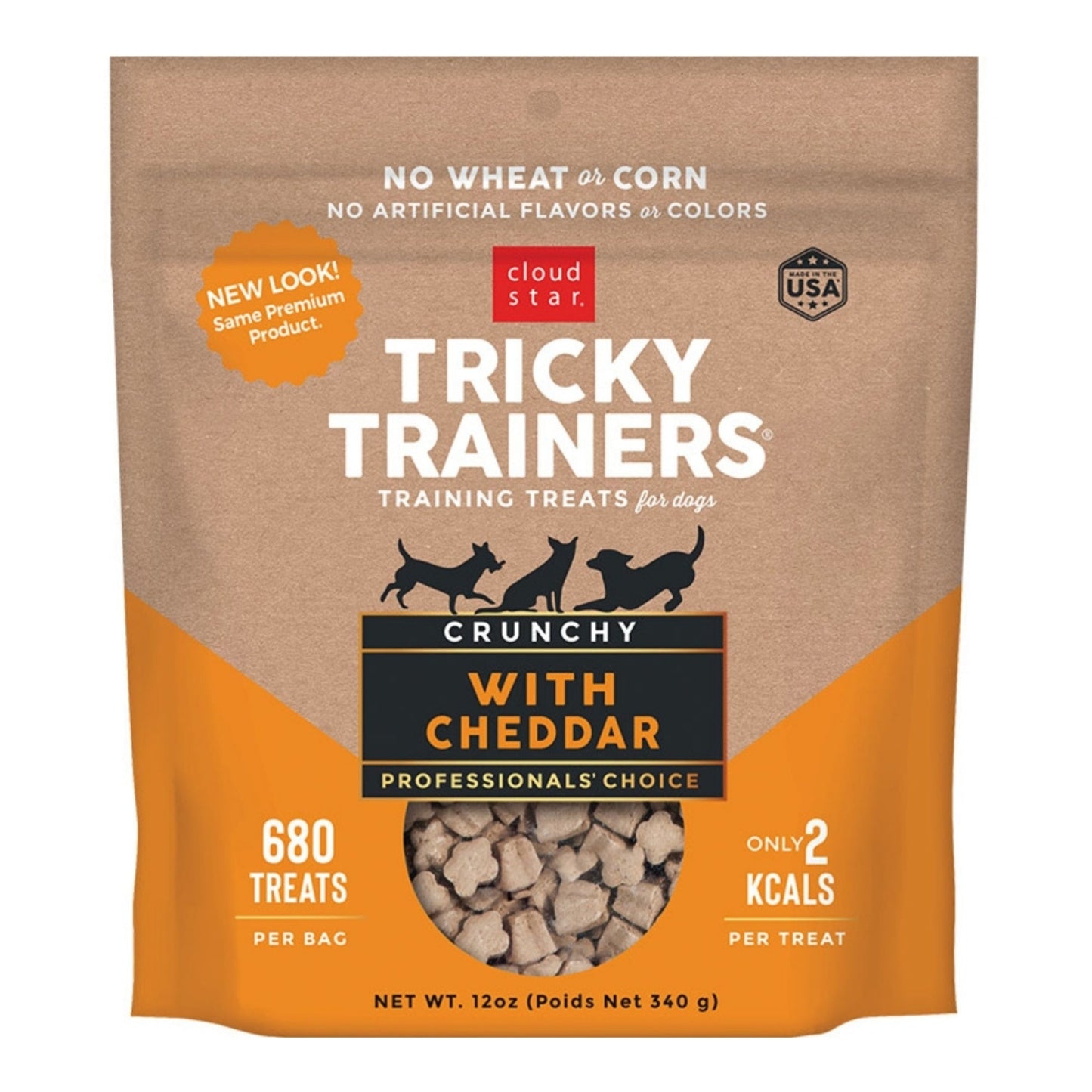 Cloud Star Dog Trick Crunchy Cheddar 12oz.