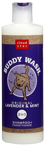 Cloud Star Buddy Wash Original Lavender and Mint Dog Shampoo and Conditioner; 16oz. Bottle