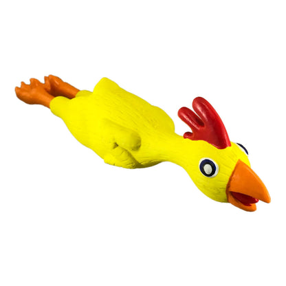 Petsport USA NaturFlex Natural Latex Rubber Dog Toy Chicken, 1ea/6 in, Tiny Tot