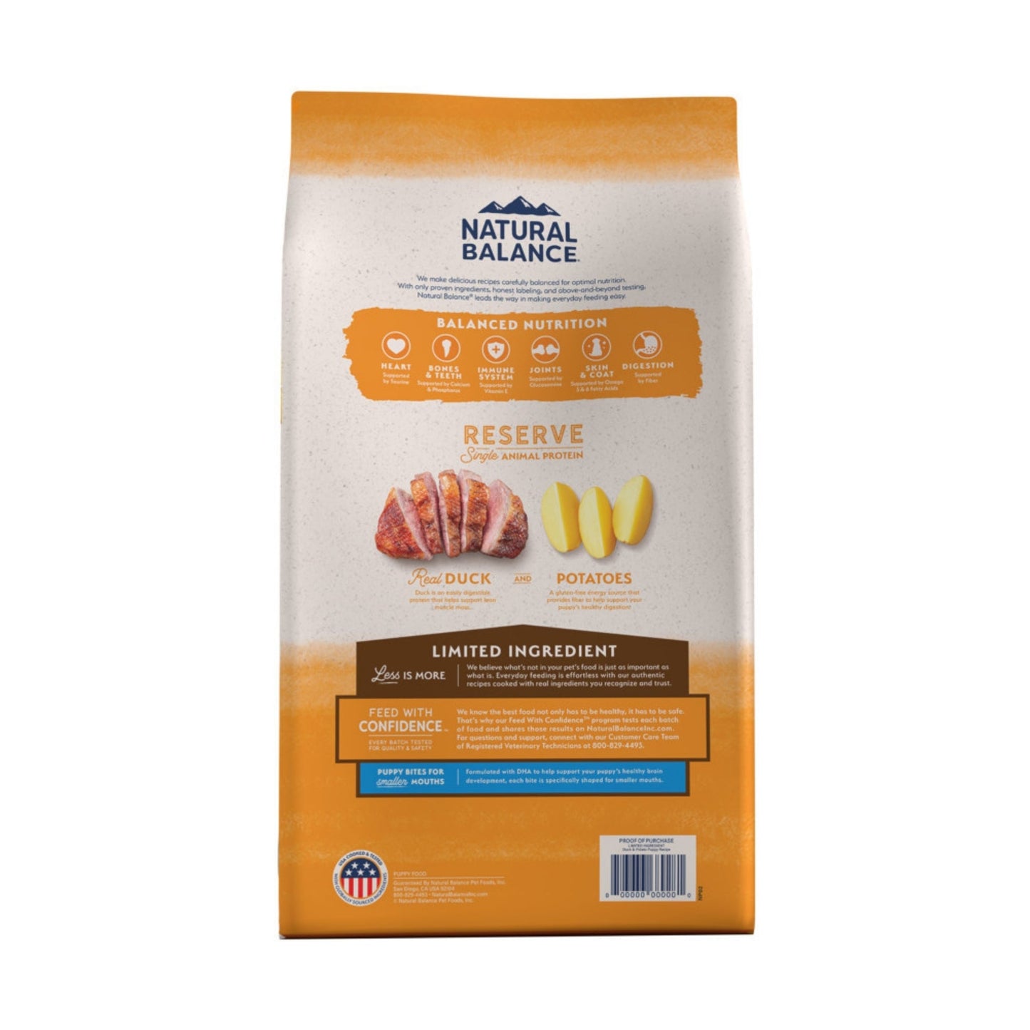 Natural Balance Pet Foods L.I.D Reserve Grain-Free Dry Puppy Food Duck & Potato 1ea/22 lb