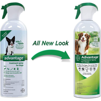 Advantage Dog Treatment Spray 15oz. (3pack)