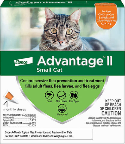 Advantage Cat Small Orange 4-Pack (3packs)