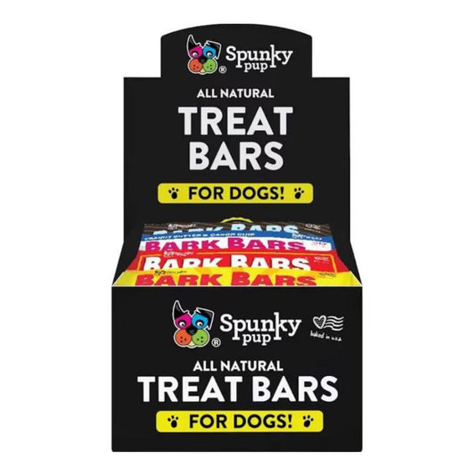 Spunky Pup Bark Bars Display Box PDQ Assorted