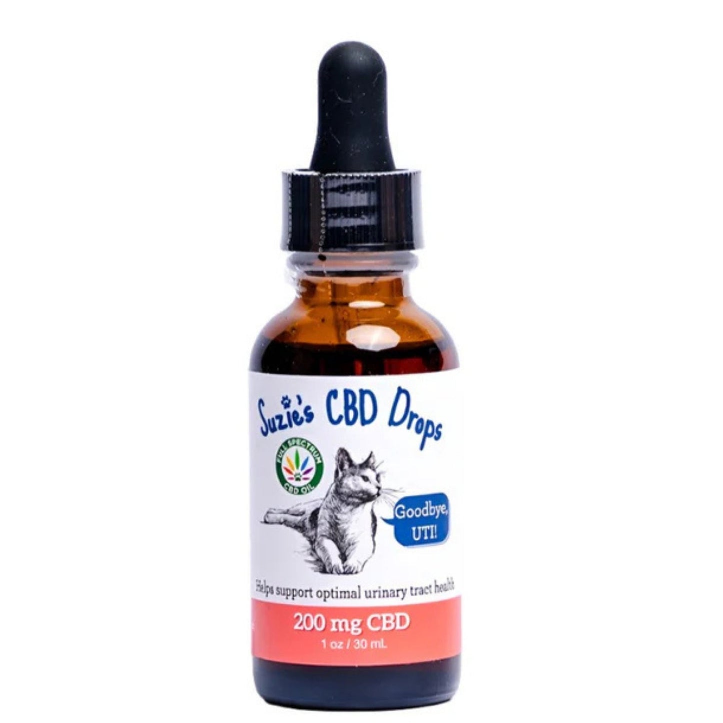 Suzie'S Goodbye Uti Drops For Cats 1oz.-200 Mg