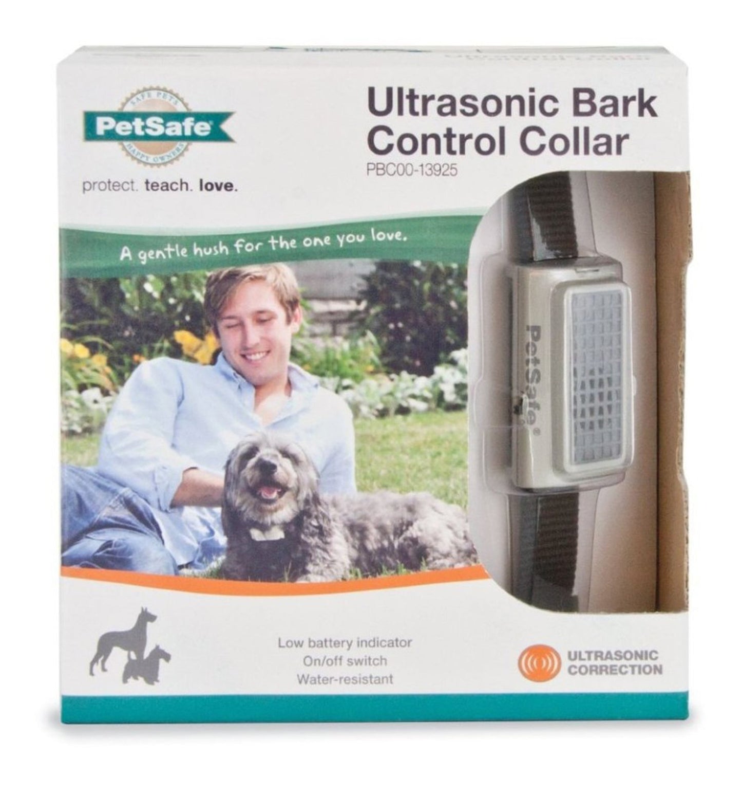 PetSafe Ultrasonic Bark Control Collar Black, White 1ea/One Size