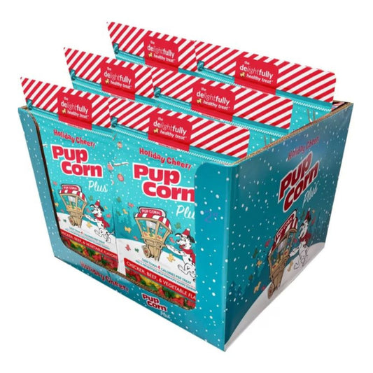 Pupcorn Plus Holiday Cheer Display Assorted 24.5oz.-6 Pc