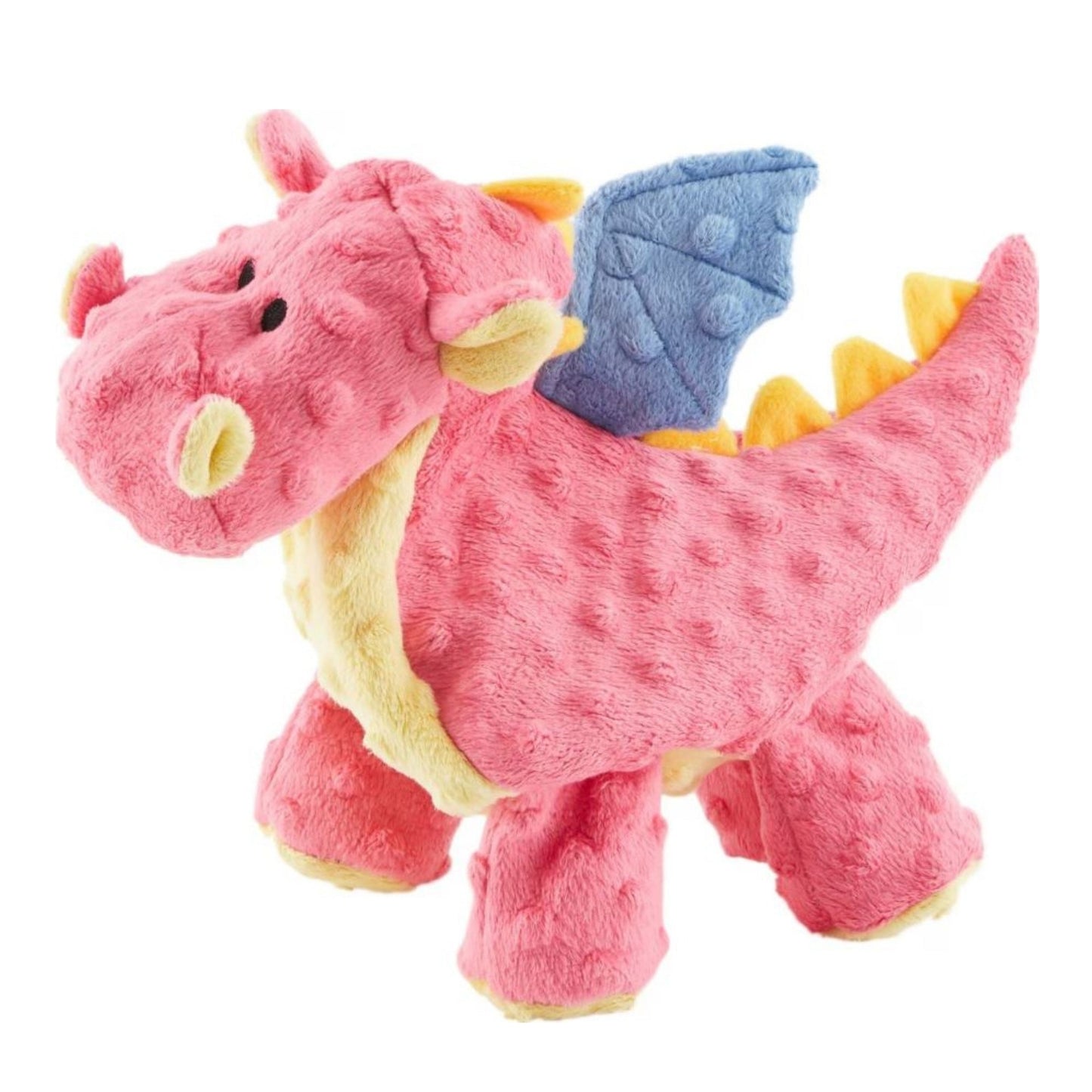 Godog Dragons Dog Toy Coral Large