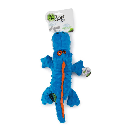 Godog Gators Dog Toy Blue Large