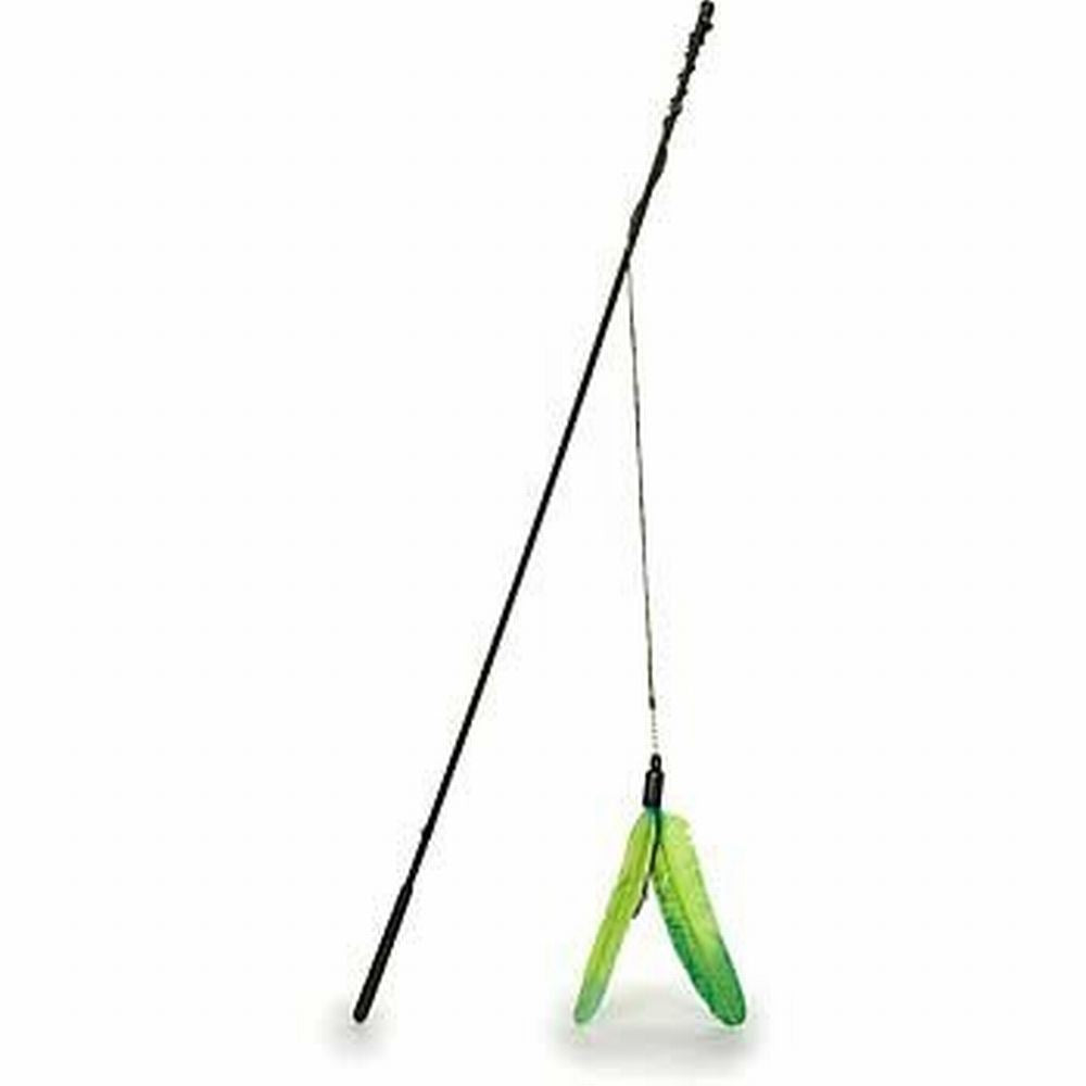 Cat Claws Wand with Feline Flyer Attachment Cat Toy Assorted 1ea/29 in