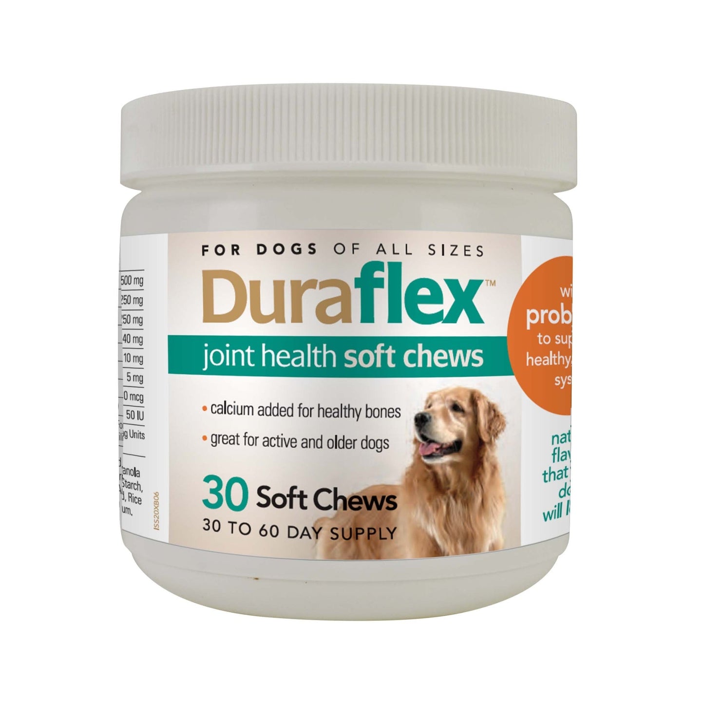 Durvet Duraflex Joint Soft Chews with Probiotics 30 count