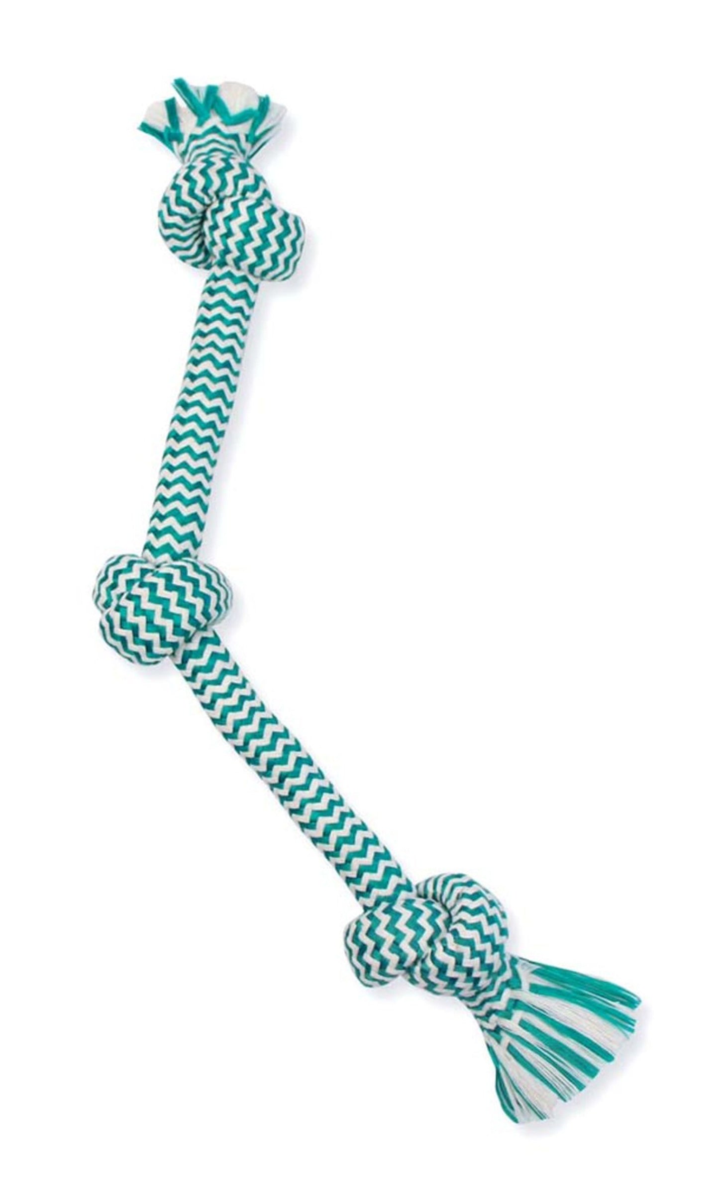 Mammoth Pet Products EXTRA FRESH 3 Knot Tug Toy Multi-Color 1ea/20 in, MD