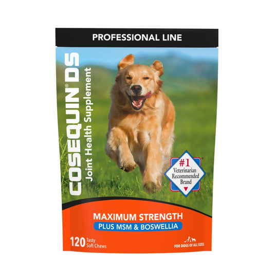 Cosequin Joint Supplement With MSM Chews For Dogs 120 Count